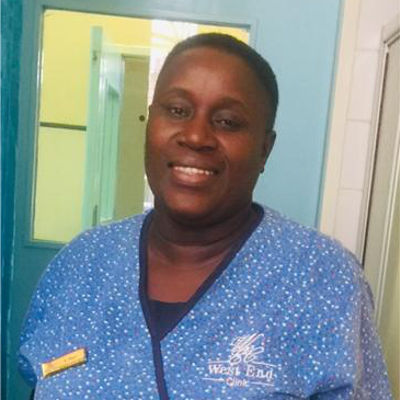 Sister-In-Charge – Wards: She is the Sister-In-Charge for the Wards and worked in government hospitals for 6 years before joining the clinic in 2000. She holds a Diploma in General Nursing, and certificates in Family Planning and Advanced Accident and Emergency Care. She is known for her strong clinical skills and dedication to patient-centered care.